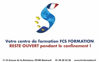 FCS FORMATION – Toutes nos formations sont assurées !